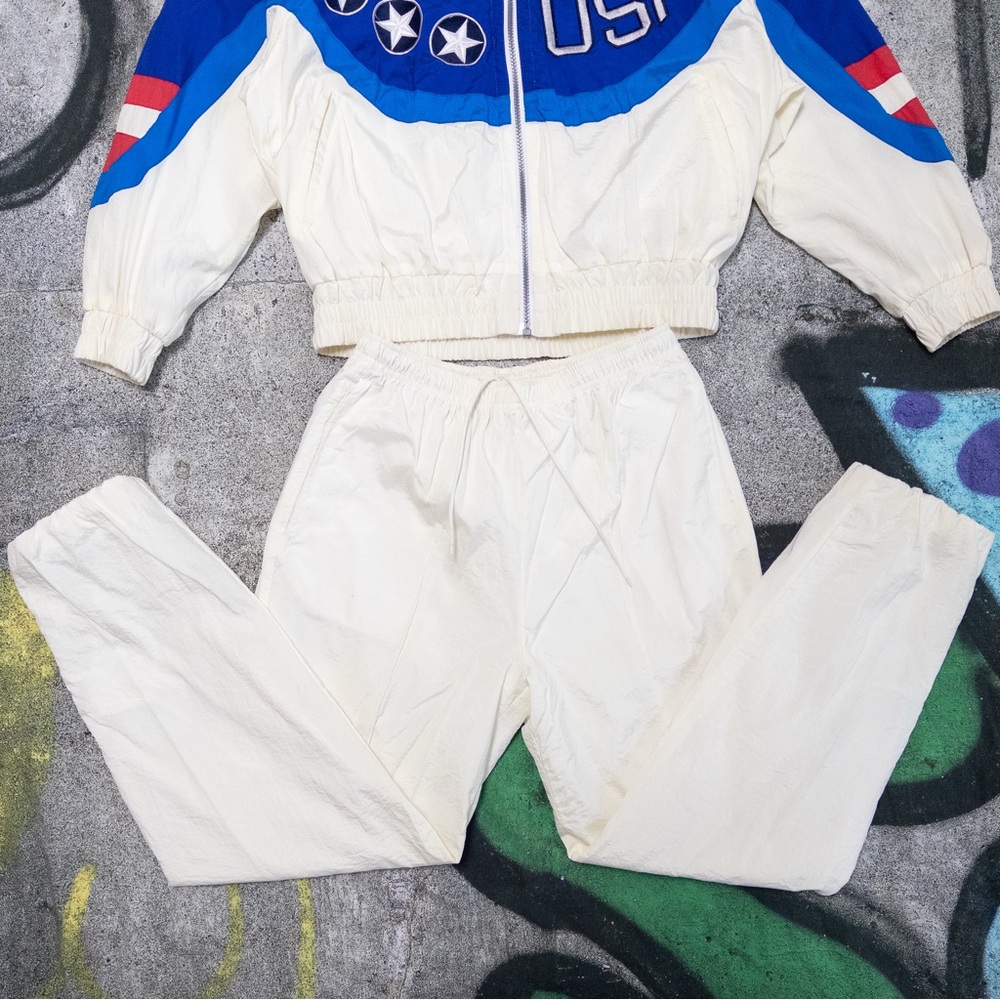 Vintage 1992 USA Winter Olympic Team Head Sportswear Tracksuit, Waist ~26” - Picture 3 of 9